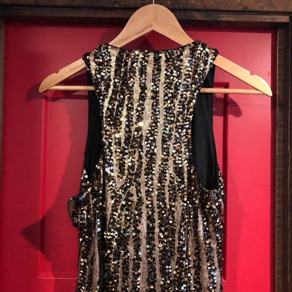 Long sequined dress - Picture 5 of 5